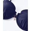 image:imageSUUKSESS Women High Waisted Underwire Bikini Set Cheeky High Cut 2 Piece Swimsuit216 Navy Blue