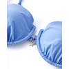 image:imageSUUKSESS Women High Waisted Underwire Bikini Set Cheeky High Cut 2 Piece Swimsuit216 Sky Blue