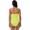 image:imageSUUKSESS Women Sexy One Piece Swimsuit Tummy Control Square Neck Bathing Suit154 Neon Yellow