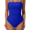 image:imageSUUKSESS Women Sexy One Piece Swimsuit Tummy Control Square Neck Bathing Suit154 Royal Blue