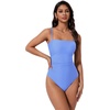 image:imageSUUKSESS Women Sexy One Piece Swimsuit Tummy Control Square Neck Bathing Suit154 Sky Blue