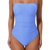 image:imageSUUKSESS Women Sexy One Piece Swimsuit Tummy Control Square Neck Bathing Suit154 Sky Blue