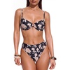 216 Vintage Floral Black