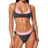 Black Pink Polka Dot
