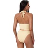 image:imageSUUKSESS Women Sexy Two Piece Bikini Set Halter Cowl Neck Bathing Suit201 Pale Yellow
