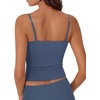 image:imageSUUKSESS Women Cotton Double Layer Unpadded Cami Summer Basic Going Out TopsLight Blue