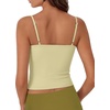 image:imageSUUKSESS Women Cotton Double Layer Unpadded Cami Summer Basic Going Out TopsLight Green