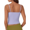 image:imageSUUKSESS Women Cotton Double Layer Unpadded Cami Summer Basic Going Out TopsLight Purple