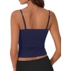 image:imageSUUKSESS Women Cotton Double Layer Unpadded Cami Summer Basic Going Out TopsNavy Blue