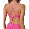 image:imageSUUKSESS Women Sexy One Piece Swimsuit Tummy Control Deep V Neck Bathing SuitPink