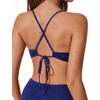image:imageSUUKSESS Women Sexy One Piece Swimsuit Tummy Control Deep V Neck Bathing SuitRoyal Blue