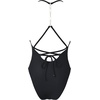 image:imageSUUKSESS Women Sexy One Piece Swimsuit V Neck Crisscross Back Bathing Suit217 Black