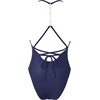 image:imageSUUKSESS Women Sexy One Piece Swimsuit V Neck Crisscross Back Bathing Suit217 Navy Blue