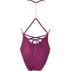 image:imageSUUKSESS Women Sexy One Piece Swimsuit V Neck Crisscross Back Bathing Suit217 Purple