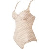 image:imageSUUKSESS Women Sexy Underwire One Piece Swimsuit Color Block Cutout Bathing Suit215 Yellow Geometry