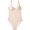 image:imageSUUKSESS Women Sexy Underwire One Piece Swimsuit Color Block Cutout Bathing Suit215 Yellow Geometry