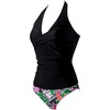 image:imageSUUKSESS Women Sexy Halter Tankini Bathing Suits Slimming Tummy Control High Waisted Swimsuits 2 PieceFlowers Multi