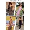 image:imageSUUKSESS Women Sexy Workout Sets Padded Sports Bra High Waisted Leggings OutfitsBlack