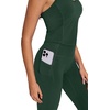 image:imageSUUKSESS Women Sexy Workout Sets Padded Sports Bra High Waisted Leggings OutfitsDark Green