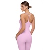 image:imageSUUKSESS Women Sexy Workout Sets Padded Sports Bra High Waisted Leggings OutfitsLight Pink