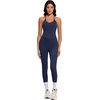 image:imageSUUKSESS Women Sexy Workout Sets Padded Sports Bra High Waisted Leggings OutfitsNavy Blue