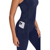 image:imageSUUKSESS Women Sexy Workout Sets Padded Sports Bra High Waisted Leggings OutfitsNavy Blue