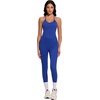 image:imageSUUKSESS Women Sexy Workout Sets Padded Sports Bra High Waisted Leggings OutfitsRoyal Blue
