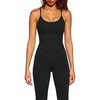 image:imageSUUKSESS Women Sexy Workout Sets Padded Sports Bra High Waisted Leggings OutfitsBlack