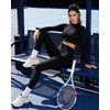image:imageSUUKSESS Women 2 Piece Workout Sets HalfZip Athletic Top Seamless Leggings  Athletic Long Sleeve Crop TopHidden Scrunch Hip Lifting LeggingsYoga Gym Matching SetsSoft Stretch fabricBlack