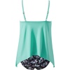 image:imageSUUKSESS Women Ruffle High Neck Tankini Swimsuit Tummy Control Bathing SuitAqua Blue Floral