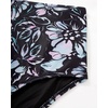 image:imageSUUKSESS Women Ruffle High Neck Tankini Swimsuit Tummy Control Bathing SuitAqua Blue Floral