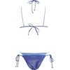 image:imageSUUKSESS Women Sexy Triangle Bikini Set Halter String Two Piece Swimsuit225 Blue Glitter