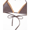 image:imageSUUKSESS Women Sexy Triangle Bikini Set Halter String Two Piece Swimsuit225 Brown Glitter