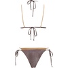 image:imageSUUKSESS Women Sexy Triangle Bikini Set Halter String Two Piece Swimsuit225 Brown Glitter