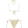 image:imageSUUKSESS Women Sexy Triangle Bikini Set Halter String Two Piece Swimsuit225 Gold Silver Glitter
