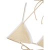 image:imageSUUKSESS Women Sexy Triangle Bikini Set Halter String Two Piece Swimsuit225 Gold Silver Glitter