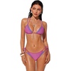 image:imageSUUKSESS Women Sexy Triangle Bikini Set Halter String Two Piece Swimsuit225 Hot Pink Purple Glitter