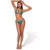 image:imageSUUKSESS Women Sexy Triangle Bikini Set Halter String Two Piece Swimsuit225 Peacock Blue Glitter