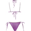 image:imageSUUKSESS Women Sexy Triangle Bikini Set Halter String Two Piece Swimsuit225 Purple Glitter