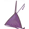 image:imageSUUKSESS Women Sexy Triangle Bikini Set Halter String Two Piece Swimsuit225 Purple Glitter