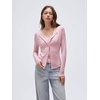 image:imageSUUKSESS Women Cashmere Lace Button Down Sweater Knit Long Sleeve TopsBaby Pink