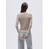 image:imageSUUKSESS Women Cashmere Lace Button Down Sweater Knit Long Sleeve TopsOatmeal