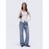 image:imageSUUKSESS Women Cashmere Lace Button Down Sweater Knit Long Sleeve TopsWhite